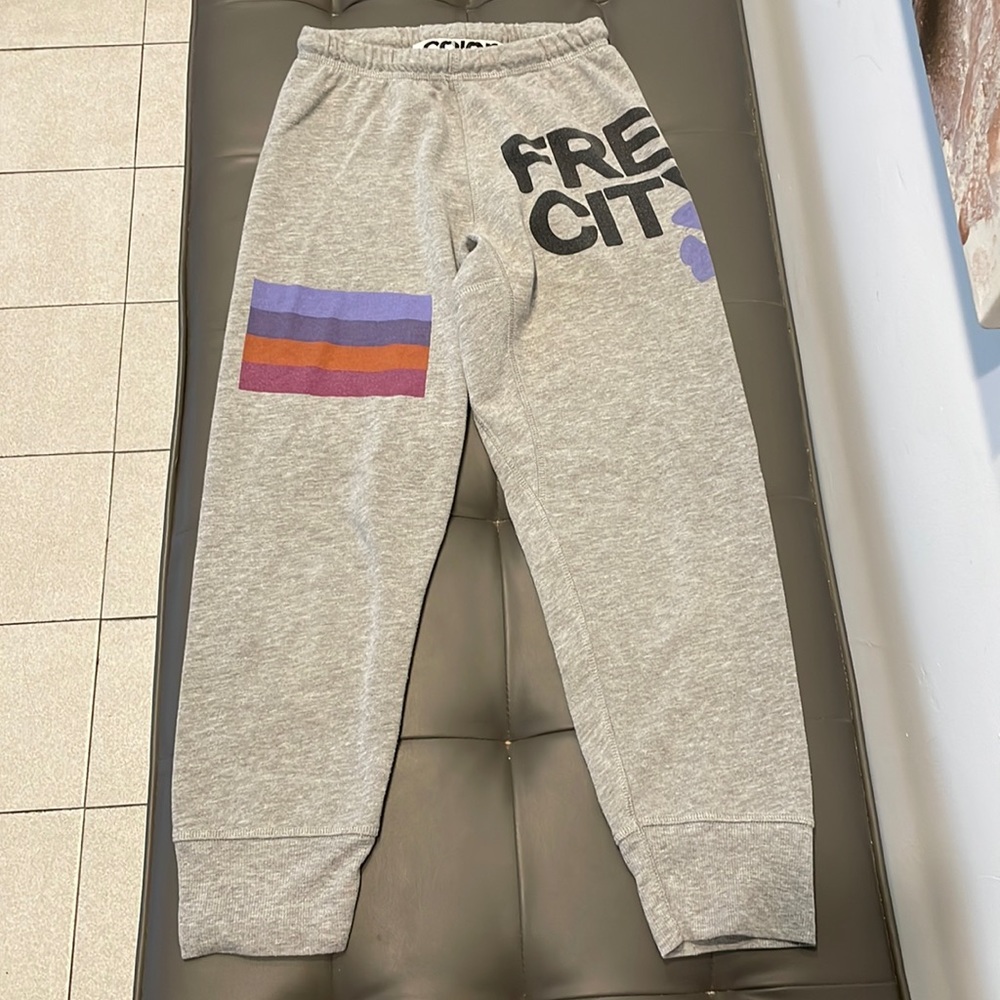 Free City 7/8th adorable joggers. Great condition!